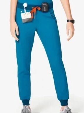 Figs Limited Edition Zamora Jogger Scrub Pants in Alps Blue